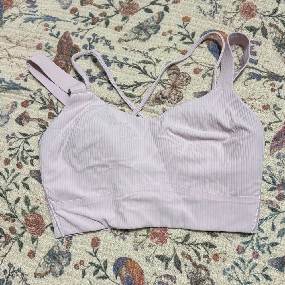 Like a Cloud Ribbed Longline Bra
Light Support, D/DD Cup